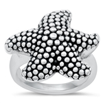 Silver Ring - Starfish Electroform