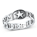 Silver Ring - Star