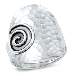 Silver Ring - Spiral
