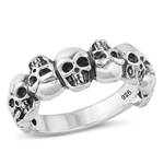 Silver Ring - Skulls
