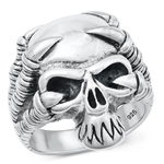 Silver Ring - Skull & Claws