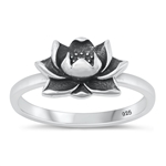 Silver Ring - Lotus