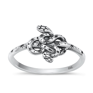 Silver Ring - Snake