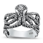 Silver Ring - Octopus