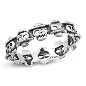 Silver Ring - Skulls