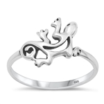 Silver Ring - Lizard