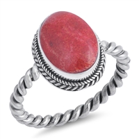 Silver Stone Ring