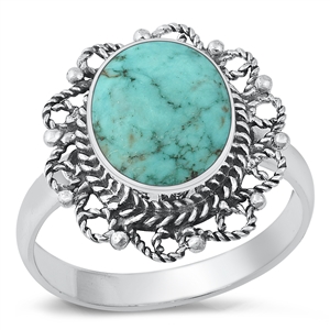 Silver Stone Ring - Bali