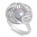 Silver Stone Ring