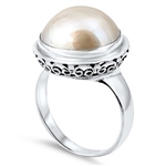 Silver Stone Ring