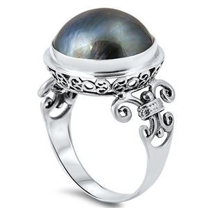 Silver Stone Ring