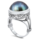 Silver Stone Ring