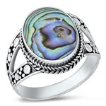 Silver Stone Ring - Bali