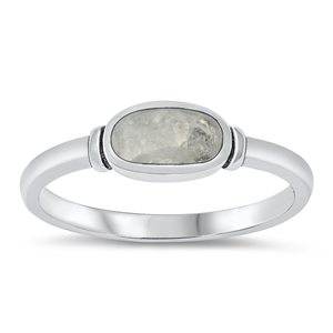 Silver Stone Ring