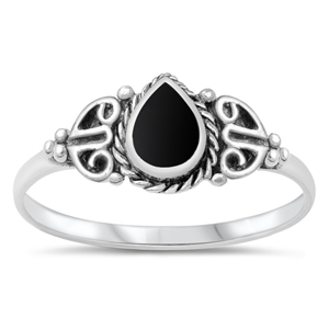 Silver Stone Ring