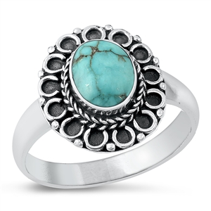 Silver Stone Ring