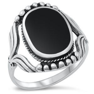 Silver Stone Ring