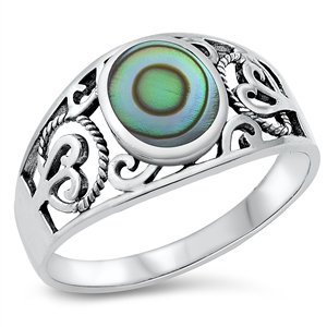 Silver Stone Ring