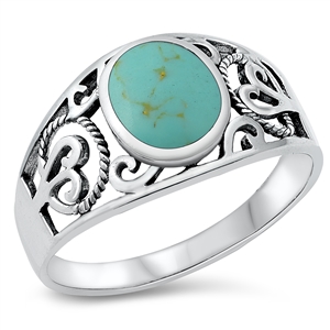 Silver Stone Ring