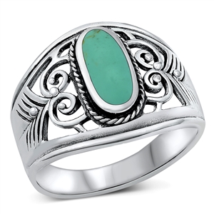 Silver Stone Ring