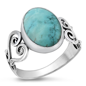 Silver Stone Ring