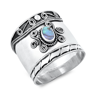 Silver Stone Ring