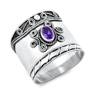 Silver Stone Ring