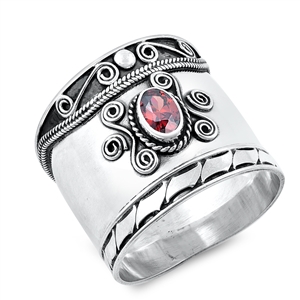 Silver Stone Ring