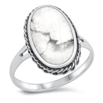 Silver Stone Ring