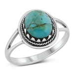 Silver Stone Ring