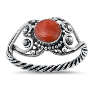 Silver Stone Ring