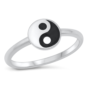 Silver Ring - Yin Yang