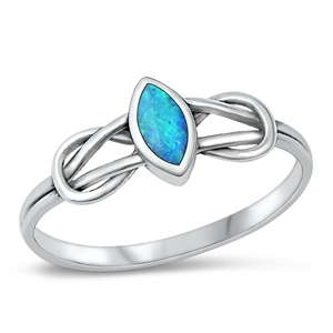 Silver Lab Opal Ring