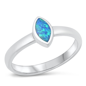 Silver Lab Opal Ring