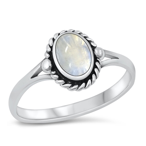 Silver Stone Ring