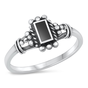 Silver Stone Ring