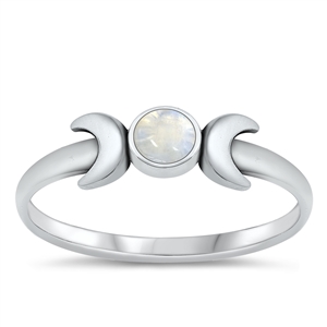 Silver Stone Ring