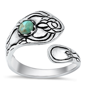 Silver  Stone Ring