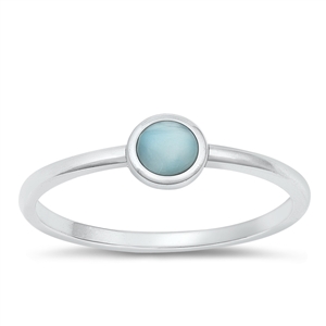 Silver Stone Ring