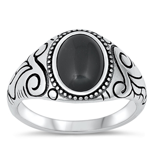 Silver Stone Ring