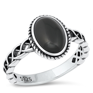 Silver Stone Ring