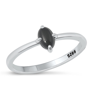 Silver Stone Ring