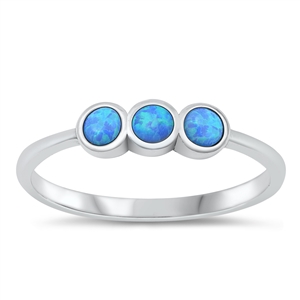 Silver Lab Opal Ring