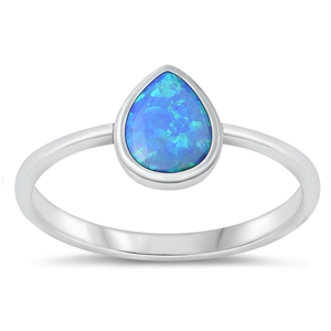 Silver Lab Opal Ring