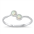 Silver Lab Opal Ring