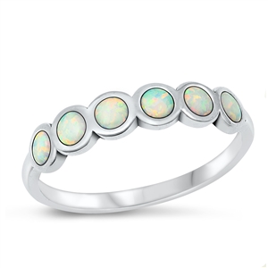 Silver Lab Opal Ring