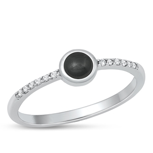 Silver Stone Ring