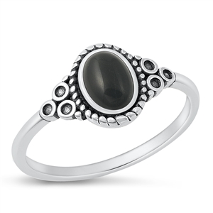 Silver Stone Ring