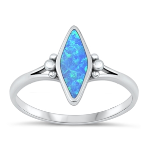 Silver Lab Opal Ring