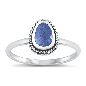 Silver Stone Ring